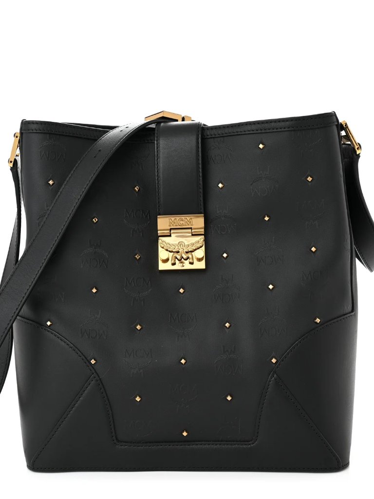 Mcm Odeon Claudia Studs Crossbody Bag